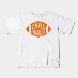 David Montgomery Chicago Football Kids T-Shirt